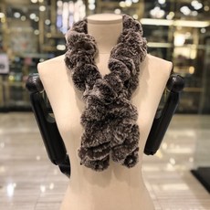 질스튜어트 발렌티노루디 빅세일 고급스럽고 우아한 블랙 브라운 렉스곱창 여성 머플러