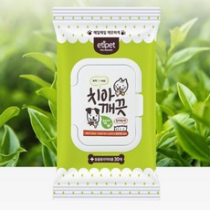 5개 고양이 양치 구취 치아 관리 고양이용 구강티슈