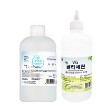 조이수 초순수 3차 정제수 500ml + 식물성 글리세린 VG 600g 세트