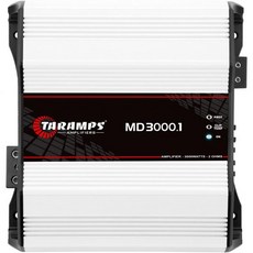 Taramps MD 3000.1 전대역 증폭기 3000W RMS 2Ω 1채널 고효율 모노 증폭기 클래스 D 베이스 부스트 카 오디오 사운드 모노블록 크로스오버 고출력 앰프, 자동차 오디오