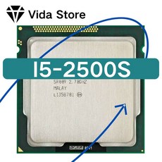 I5 2500s CPU 프로세서 쿼드 코어 2 7Ghz L3 = 6M 65W 소켓 LGA 1155 데스크탑 CPU i5 2500s, 1개 - i5cpu