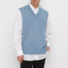 콘피아르 베이직 브이넥 니트조끼 TC6401