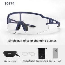 ROCKBROS Photochromic 사이클링 선글라스 안경 UV400 MTB 도로 자전거 근시 고글 여성 남성 야외 스포츠 자전거 안경, Photochromic_1, 10174_13