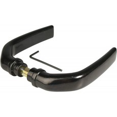 Gah-Alberts 654047 샤프트 그릴 게이트용 도어 푸셔 1켤레 알루미늄 거리 도어 핸들 50mm 핸들 B 115, 단일상품