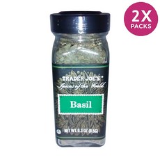 소스 감바스재료 Basil 바질가루 시즈닝가루 허브 8.5g 2팩, 단품