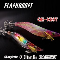시마노 세피아 클린치 플래시부스트 QE-X30T (3호/15g) 루어낚시 하드베이트 무늬오징어에기, 008, 1개