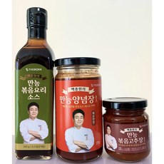 백종원 만능볶음요리소스340g+만능양념장370g+볶음고추장150g, 1세트