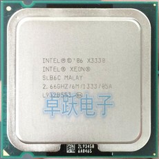 인텔 제온 X3330 쿼드 코어 2.66GHz LGA 775 95W 6M 캐시 서버 CPU 긁힌 조각 작동 100%, 한개옵션0, 1개
