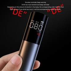 디지털 공기 부는 알코올 테스터 음주 측정기 호흡기 LCD 디스플레이 감지기 드롭 배송, 1개