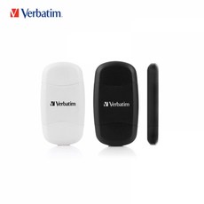 버바팀 USB 3.0 화이트 미니 멀티 카드리더기, 옵션없음, 옵션없음