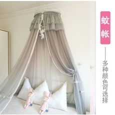 침대왕관캐노피