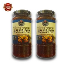 예이니식품 CJ 백설 생선조림 양념 2개(285gx2개) 여행간편요리소스볶음, 285g, 2개