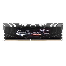 (G.SKILL DDR4 32GB PC4-23400 (16GB x 2 CL14 FLARE X 블랙 DUAL 블랙, 단일 모델명/품번