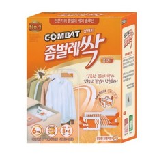 컴배트 프리미엄 좀벌레싹 서랍용 8p + 옷장용 4p 천연오렌지향, 1개