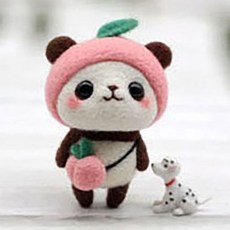 양모펠트복숭아