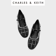 CHARLES & KEITH 찰스앤키스 에나멜 비즈 메리 제인