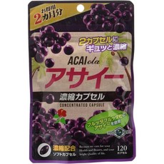 ウエルネスライフサイエンス 일본직구 웰니스 재팬 아사이 농축 2개월 캡슐 120 x 3개 세트, 120정