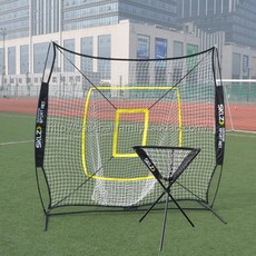 기타야구용품 sklz소프트볼 충격 연습용 망/그물을 batting net투수 야구, SKLZ 파일 네트 + 볼 수집기