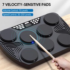 전자 드럼 Multifunction Portable Electronic Drum Set