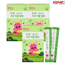 [GNC] 키누 핑크퐁 키즈 이뮨젤리 30일분 (15g x 30포) x 3개_56626x3, 3개, 단품, 450g