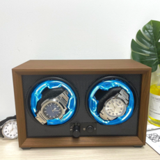 제로쿨 LED 불빛 워치와인더 2구 오토매틱 시계 보관 로쿨 LED 불빛 워치와인더 2구 오토매틱 시계 보관