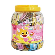 태양생활건강 핑크퐁 아기상어 아이비타 C D 플러스 아연 500p, 복숭아맛, 650g, 1개