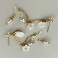 담수진주드롭귀걸이