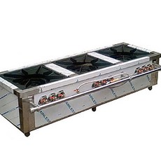 업소용 가스렌지 1800 낮은렌지3구 3열3구, LPG, 택배수령(착불)