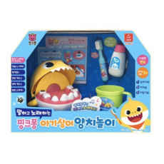 핑크퐁 아기상어 양치놀이 멜로디완구, 혼합 색상, 본품선택
