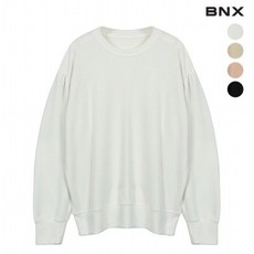 [택가 88 000원] [2021 봄신상] [BNX] 소매 주름 포인트 맨투맨