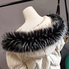 후드 라쿤털 페이크 모자털 리폼 폭스퍼 패딩 여우털 교체
