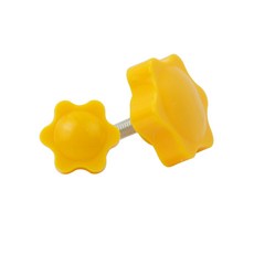 25 육각형 풀 헤드 엘로우 매화조화꽃 M6, M6 *1군자정 25# 엘로우 육각머