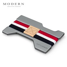 카드지갑 독일 MODERN금속 머니클립 복사방지 금속 지갑 은행 신용카드함 창의적 선물