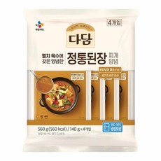 CJ 다담 정통된장찌개양념 4개입, 1개, 140g