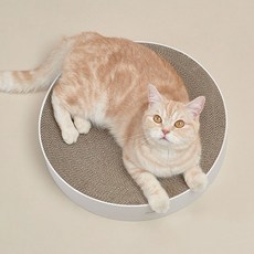 두잇 미니 캣타워 3층_스크래쳐, 1개, 화이트 브라운