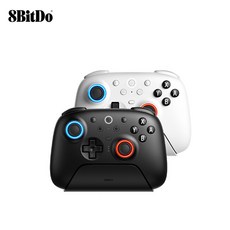8BitDo 팔빗또 얼티메이트2 NS 무선 게임패드 컨트롤러 얼티밋2세대 충전독포함, 1개, 화이트, ULTIMATE2 NS
