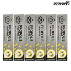 Morever Propolis Toothpaste 모에버 프로폴리스 치약 100g(3.5oz) 6팩, 100g, 6개