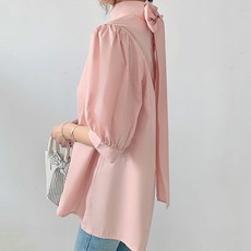 뒷리본블라우스