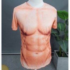 엘제이 연구소 몸짱 근육 티셔츠 재미있는 단체티