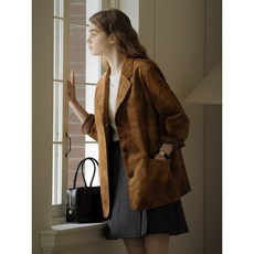 틸아이다이 All brush suede jacket_Brown622175