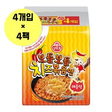 [신상품] 오뚜기 보들보들 치즈볶음면 매운맛, 16개