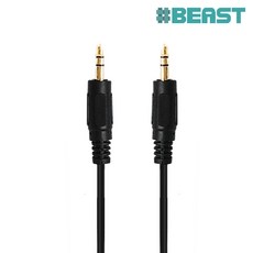샵비스트 블랙 AUX 연장케이블(M-M), 블랙 AUX케이블(M-M)-2M