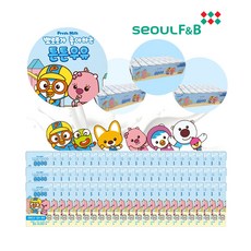 3박스 서울에프엔비 아이들 뽀로로우유 흰우유 140ml