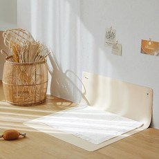  펫토 슬림 실리콘 배변매트 강아지 방수 논슬립 배변판 L자형후크포함 (90cmx69cm) -인증, 페일블루 