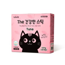 (유통기한임박할인) 유한양행펫 고양이 유산균 츄르 프로바이오틱스 The 건강한 스틱, 30개입, 14g, 참치맛