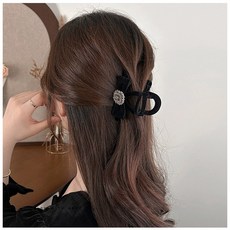 애아리컨 고퀄 베스트 벨벳 리본 집게 집게핀