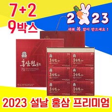 고급 홍삼 원 정관장 2023 명절 설날 설 선물 세트 셋트 5만원 6만원 대 수험생 집들이 예비 시댁 처가 친정 시 부모님 직장 상사 거래처 어르신 감사 효도 첫월급, 7+2 9박스 - 다니마켓