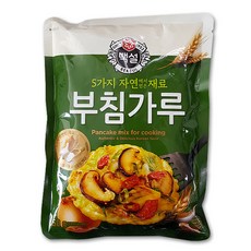 CJ/백설 5가지자연재료 부침가루 350g, 상세페이지 참조