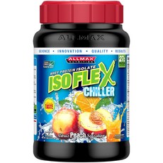 ALLMAX Nutrition 이소플렉스 칠러 100% 초순수 분리 유청 단백질 (WPI 이온 대전 입자 여과) 감귤 복숭아 맛 2 lbs (907 g), 1개, 상세내용참조