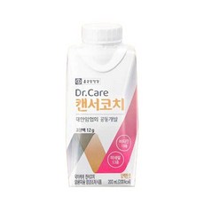 종근당건강 Dr Care 캔서코치 암환자 영양식, 200ml, 18개